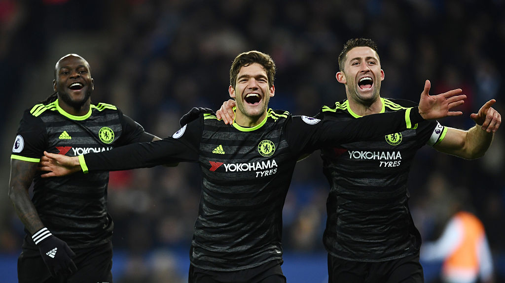 Marcos Alonso, Victor Moses, Gary Cahill